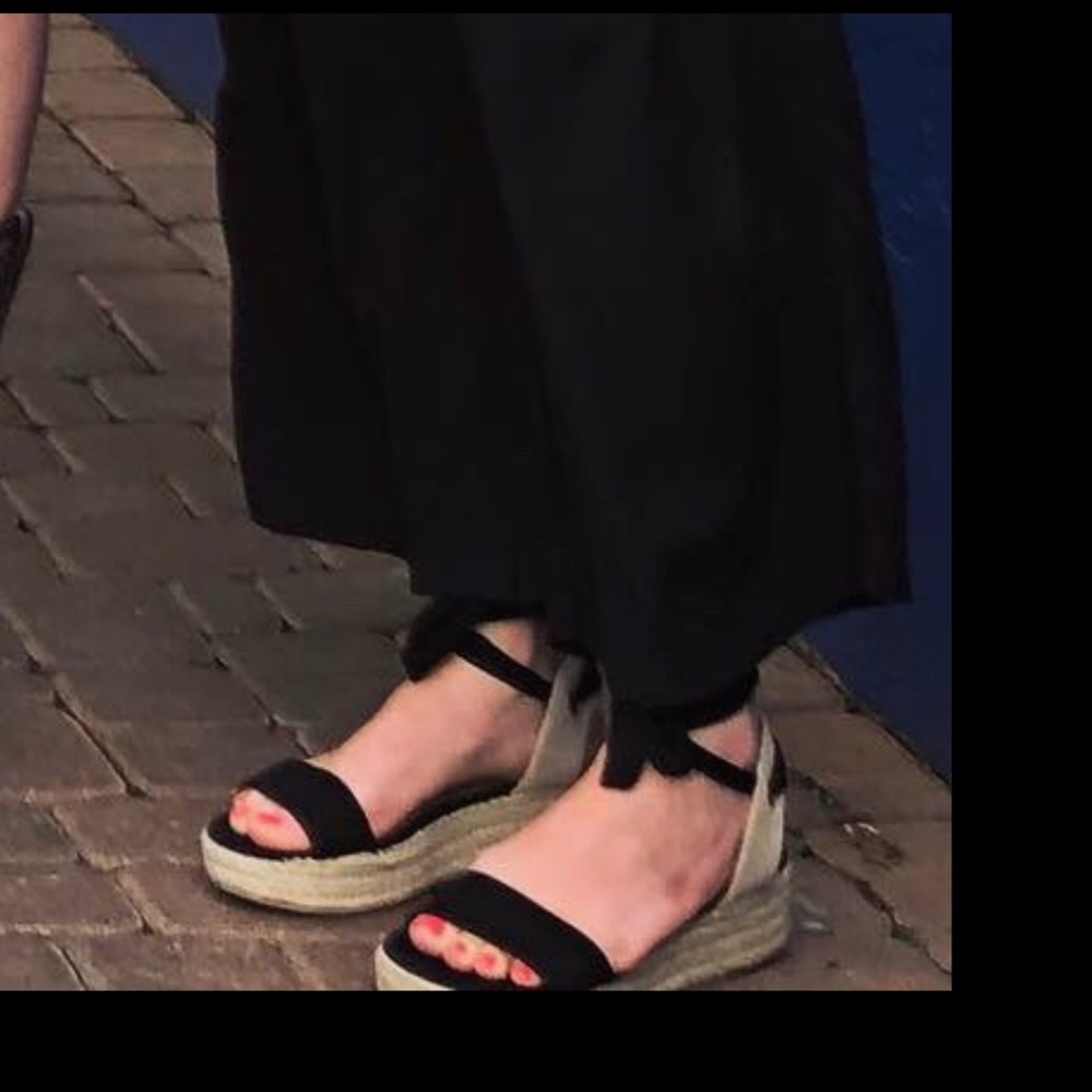 Tie up JustFab espadrille sandals